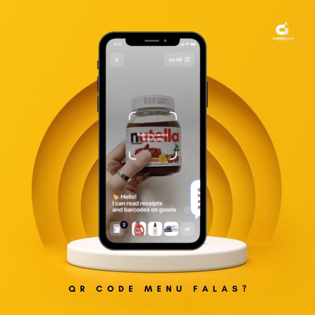 qr code menu falas durresinfo