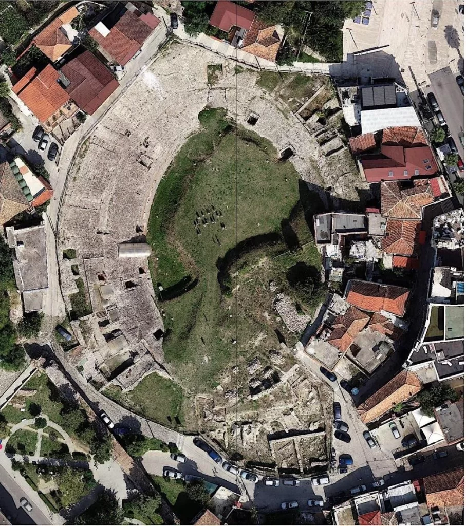 the amphitheater of durrës ancient dyrrachium in albania v0 fp48r1wp58xc1