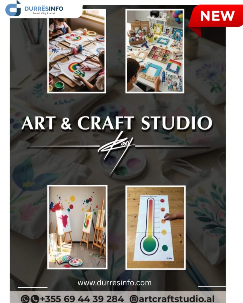 Argëtim për fëmijë në Durrës - Art Craft Studio