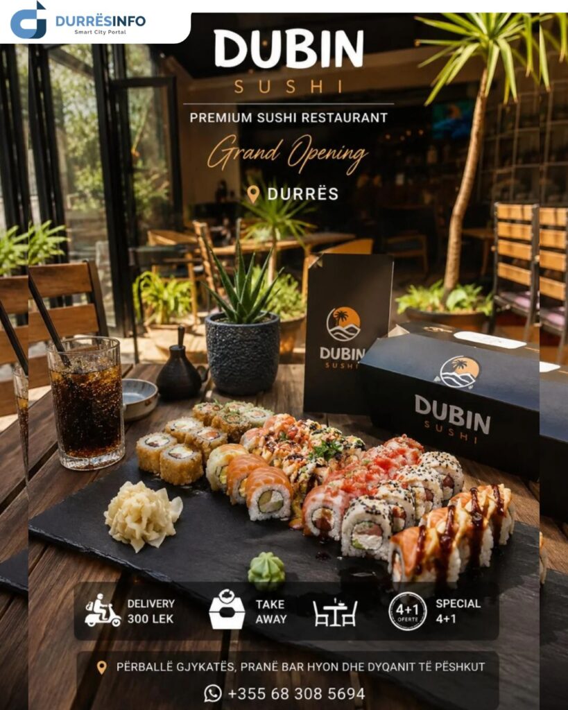 Biznese në Durrës - Dubin Sushi
