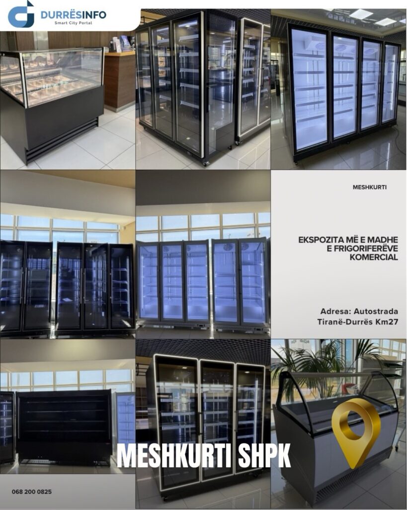 meshkurti shpk frigorifere komercial bizneset me te rekomanduara ne fllake