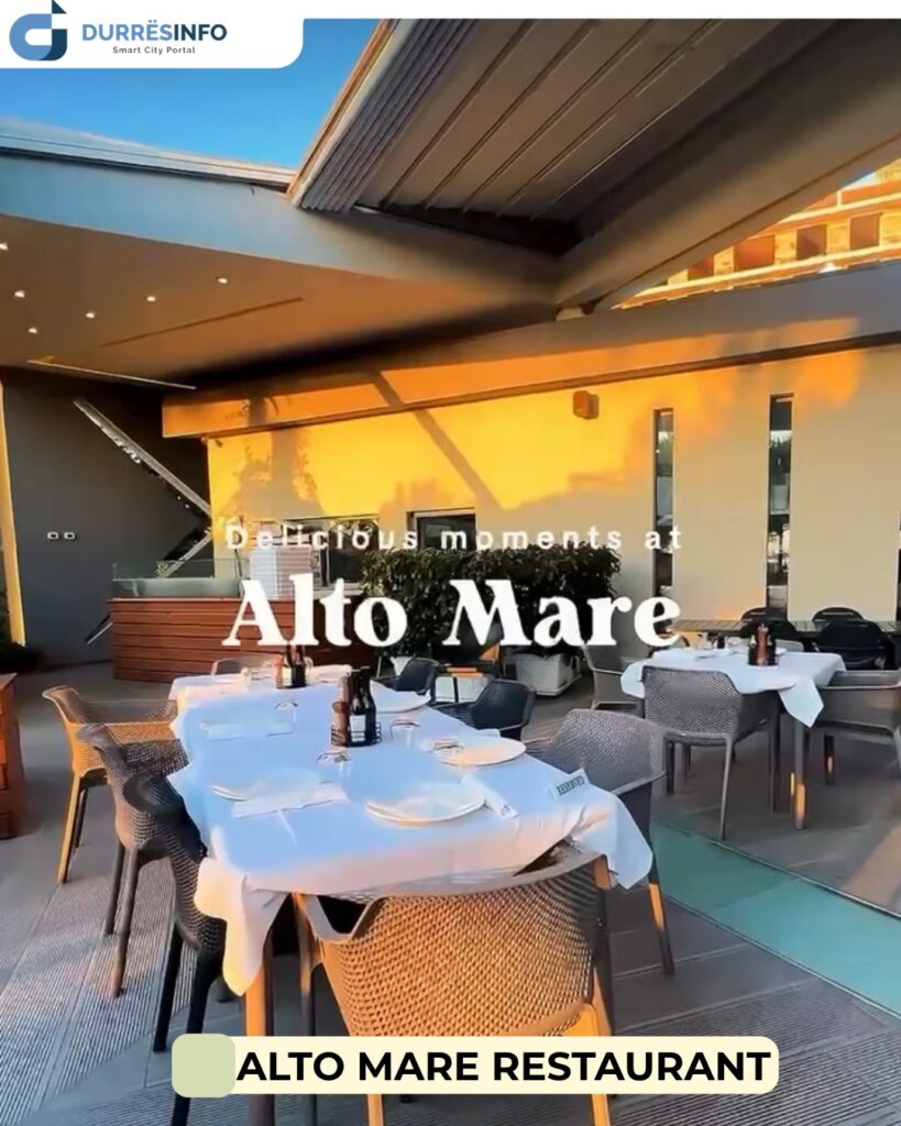alto mare restaurant golem ushqim deti durresinfo